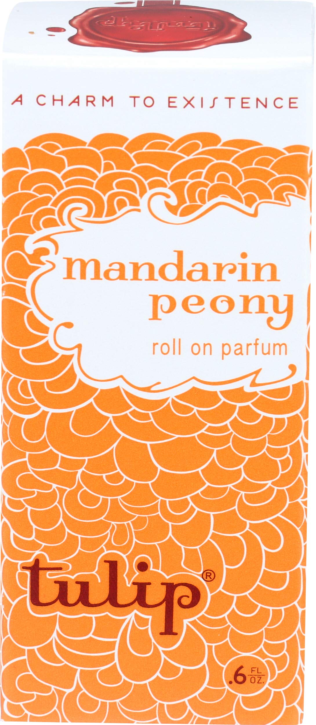 Tulip Mandarin Peony Roll-On Perfume Oil – Citrus & Floral Fragrance with Soft Peony, Mandarin, and Amber – Clean, Vegan, Travel-Friendly Scent – 0.33 fl oz