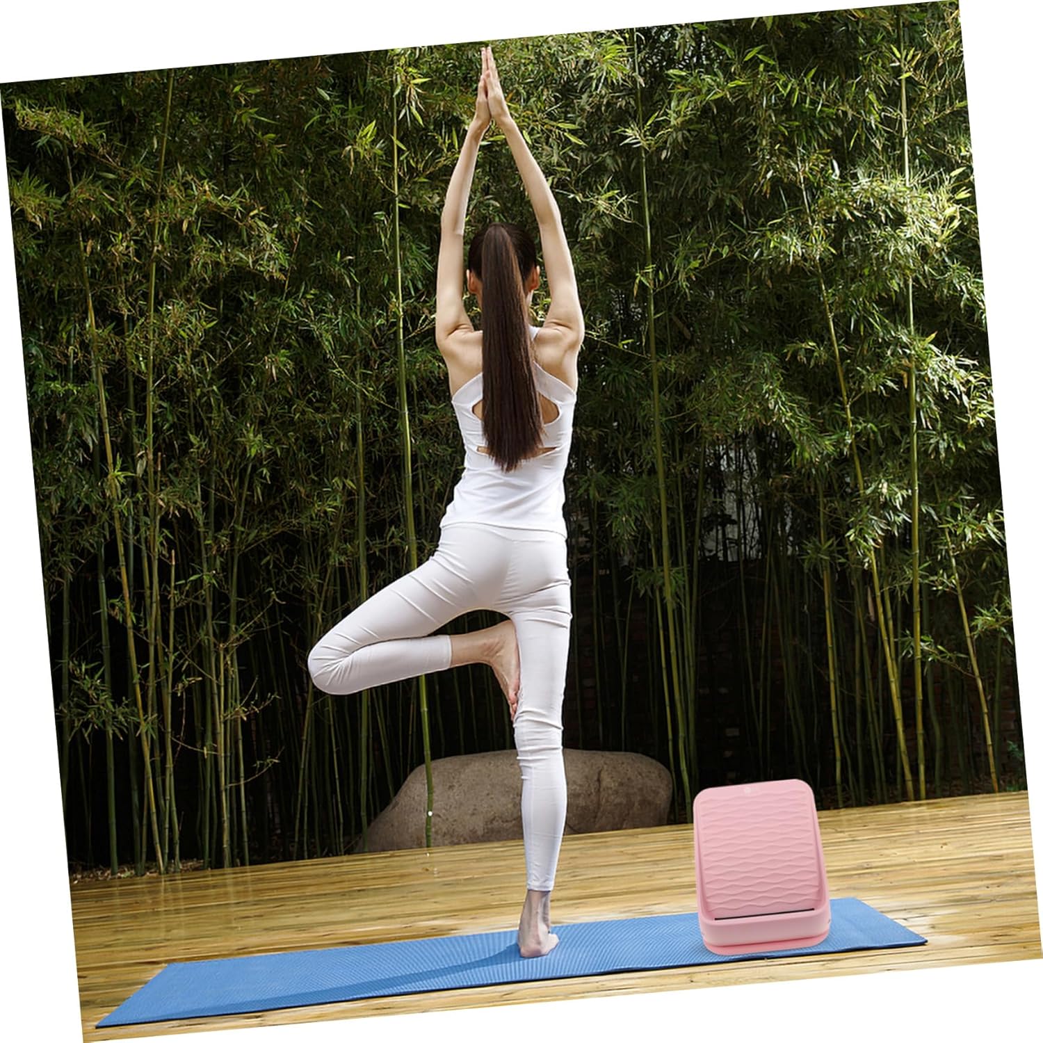 Portable Adjustable Calf Stretching Board Foldable Incline Tool for Calf Muscle Stretching at Home Lightweight Durable Construction for Improved Posture and Flexibility