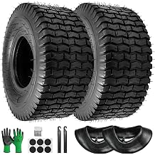 Parts Camp 15x6.00-6 Tire and Inner Tube Set with TR-13 Valve Stem