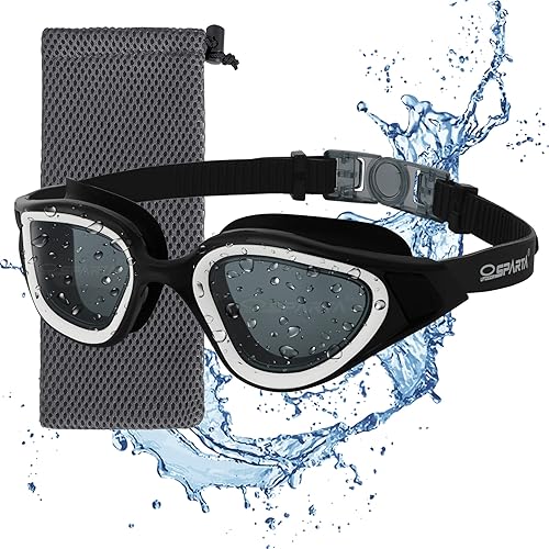 Gafas de natación, gafas de natación polarizadas para hombres, mujeres, adultos, jóvenes