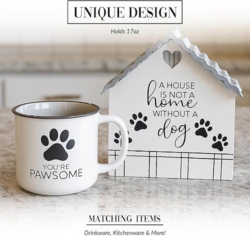 Miniatura 9 de Pavilion - Taza de café de 18 onzas con diseño de perros K-9, regalo para amantes de los perros, regalo de rescate para mascotas, mamá y papá