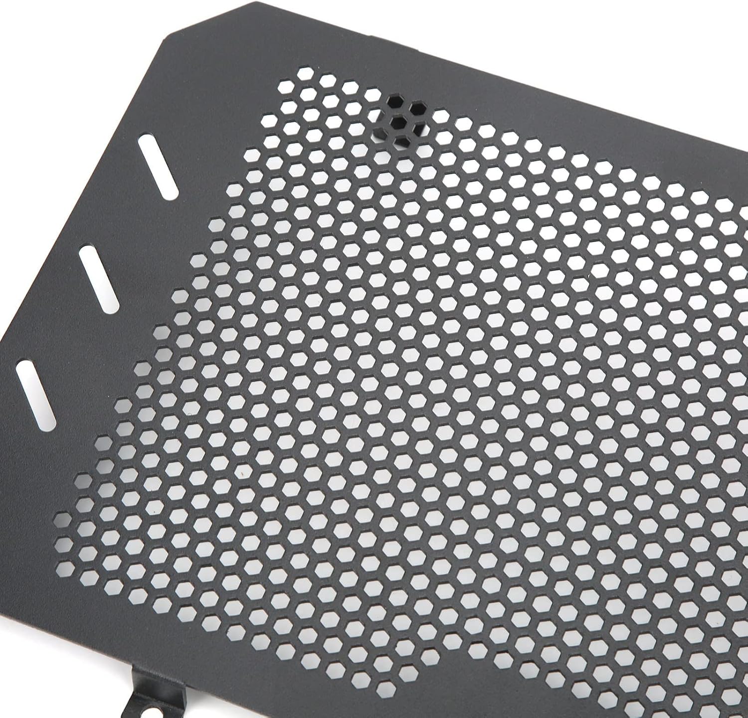 Motorcycle Radiator Grille Guard, Fydun Radiator Grille Cover Water Protector Balck Replacement for 650 S 2015‑2018