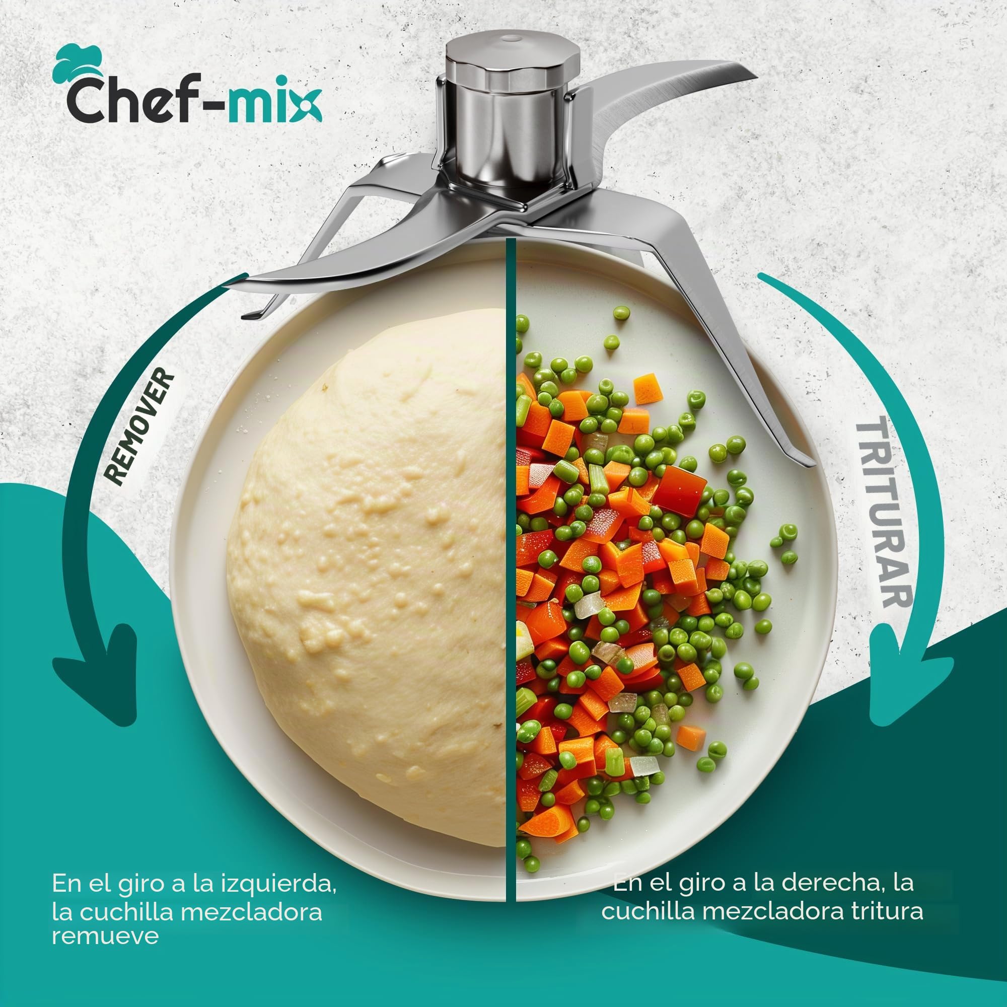 Alternativo Cuchilla mezcladora compatible con Thеrmomix TM21 | Cuchilla cuchilla de repuesto accesorios, de acero inoxidable, con junta, ultraafilada, para robot de cocina