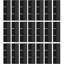 21PCS Asphalt Roof Shingles, 39.3" L x 13.1" W x 0.1" H Square Roofing Shingles Asphalt Roof Shingles, Suitable for Roof Tiles of Villas, Row Houses, Carbon Black