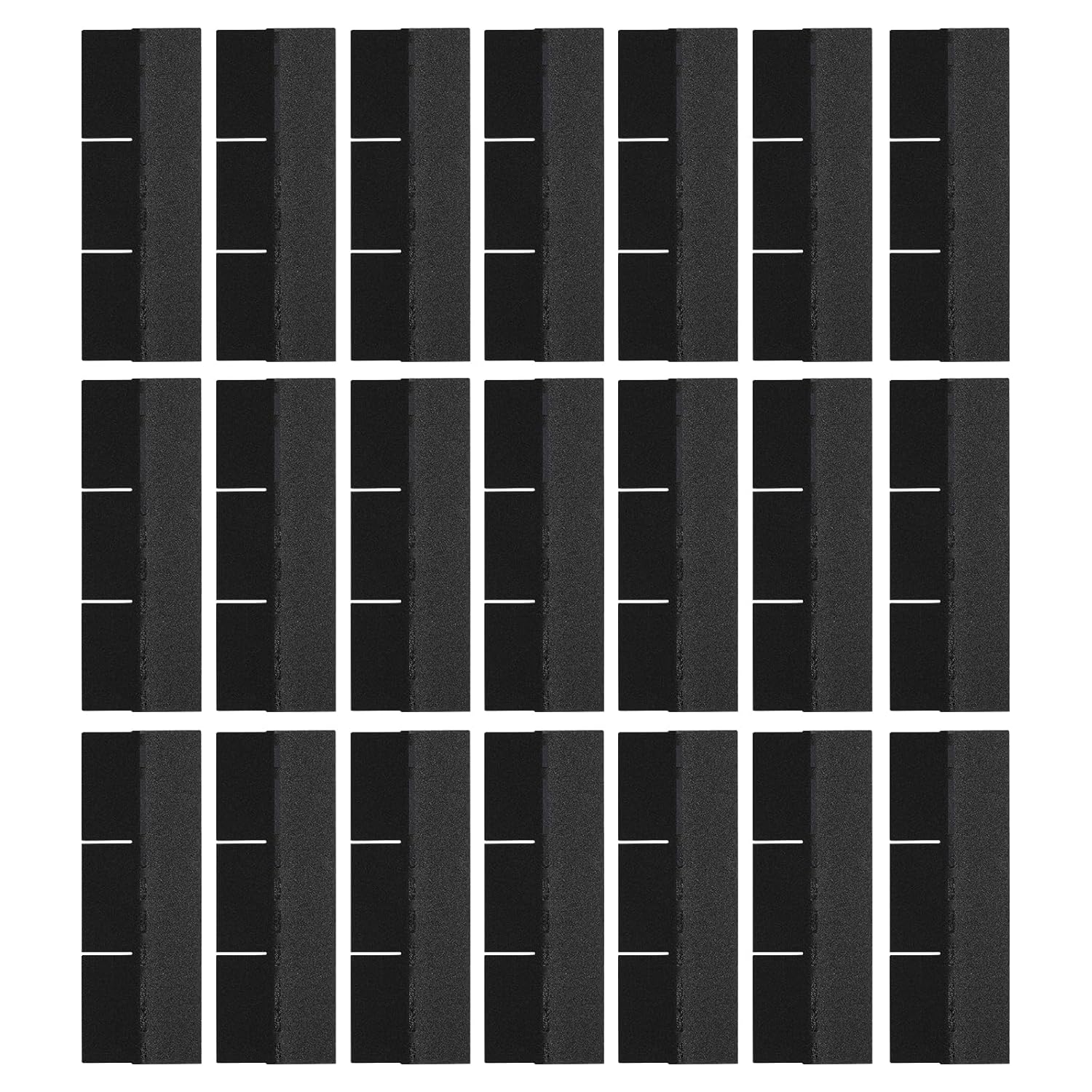 SpaceBovae 21-Pc Asphalt Roofing Shingles 39.37x13.11in Fiberglass Tiles - Durable Weatherproof for Shed Garage DIY Roof Repair Carbon Black