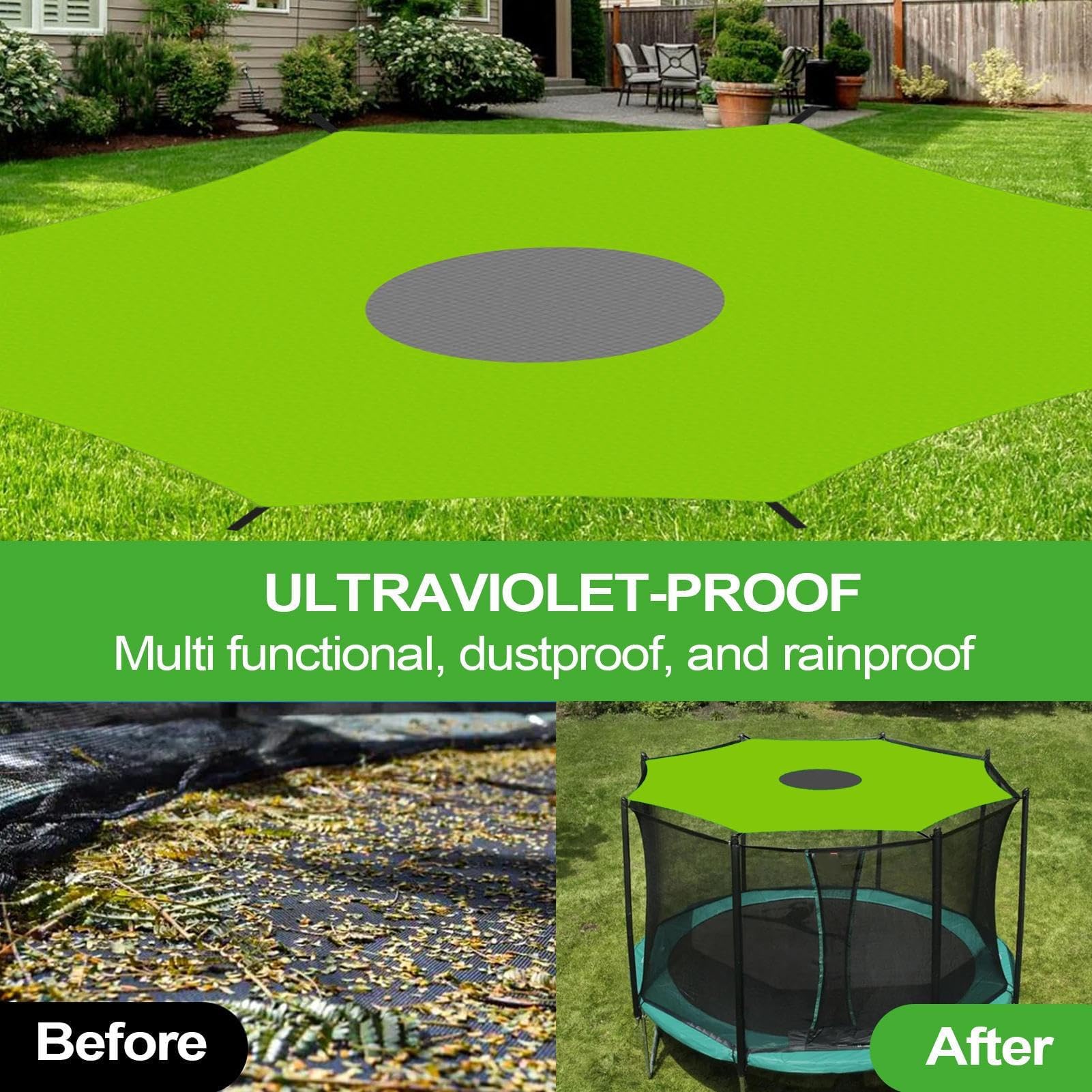 Wodoodporny namiot trampolinowy z ochroną przed promieniowaniem UV, wytrzymały pokrowiec Oxford na piknik na trampolinie, zajęcia na świeżym powietrzu, parki wodne i wspólnotowa zabawa