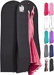 Your Bags Dress Bag for Gowns & Formal Dresses - Hanging Garment Bags for Travel Women - 72" Extra Long Garment Bags for Hanging Clothes - Extra Large Wedding Dress Garment Bag - 10" Gusset