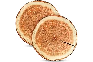 Queekay 2 Pcs Round Stump Cushion Floor Pillows