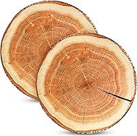 Vista 1 de Queekay 2 cojines redondos decorativos de madera para suelo, impresión digital 3D, decoración de bosque, almohada circular suave, lindo muñón