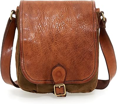 Campomaggi Leather Crossbody Bag Colour Brown, Size One Size