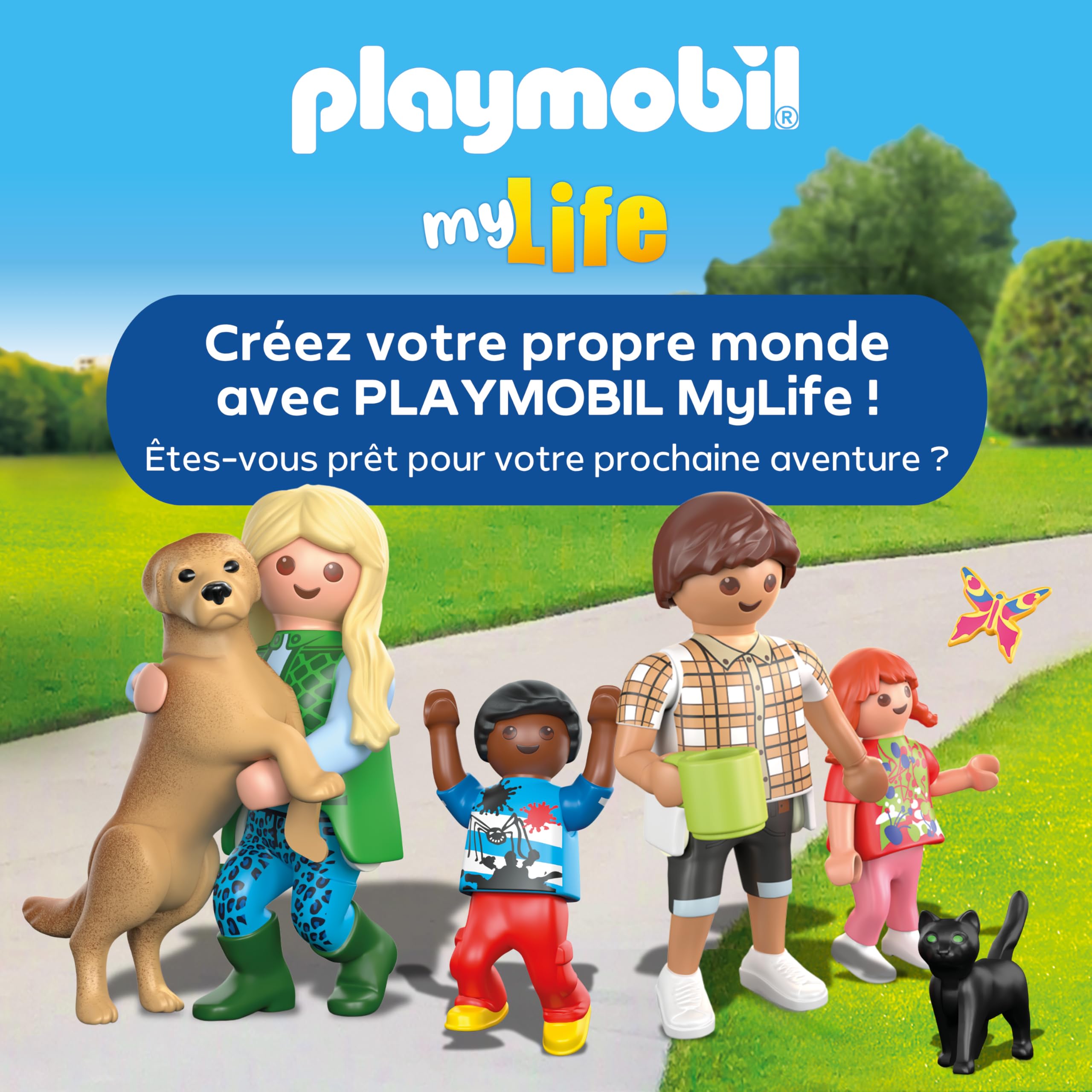 PLAYMOBIL My Life 72056 Arena de Football avec mécanisme de tir et 2 buts pour Jouer à partir de 4 Ans