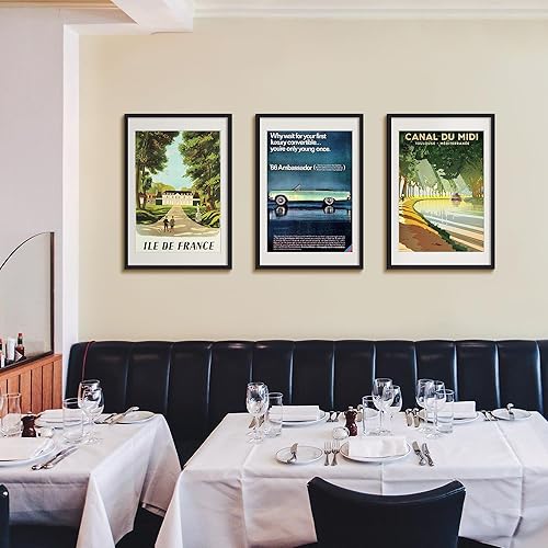 Vista 99 de upsimples - Portarretratos para galería de fotografías en la pared, marcos para fotos de 8 x 10 pulgadas con paspartú u 11 x 14 pulgadas sin Natural