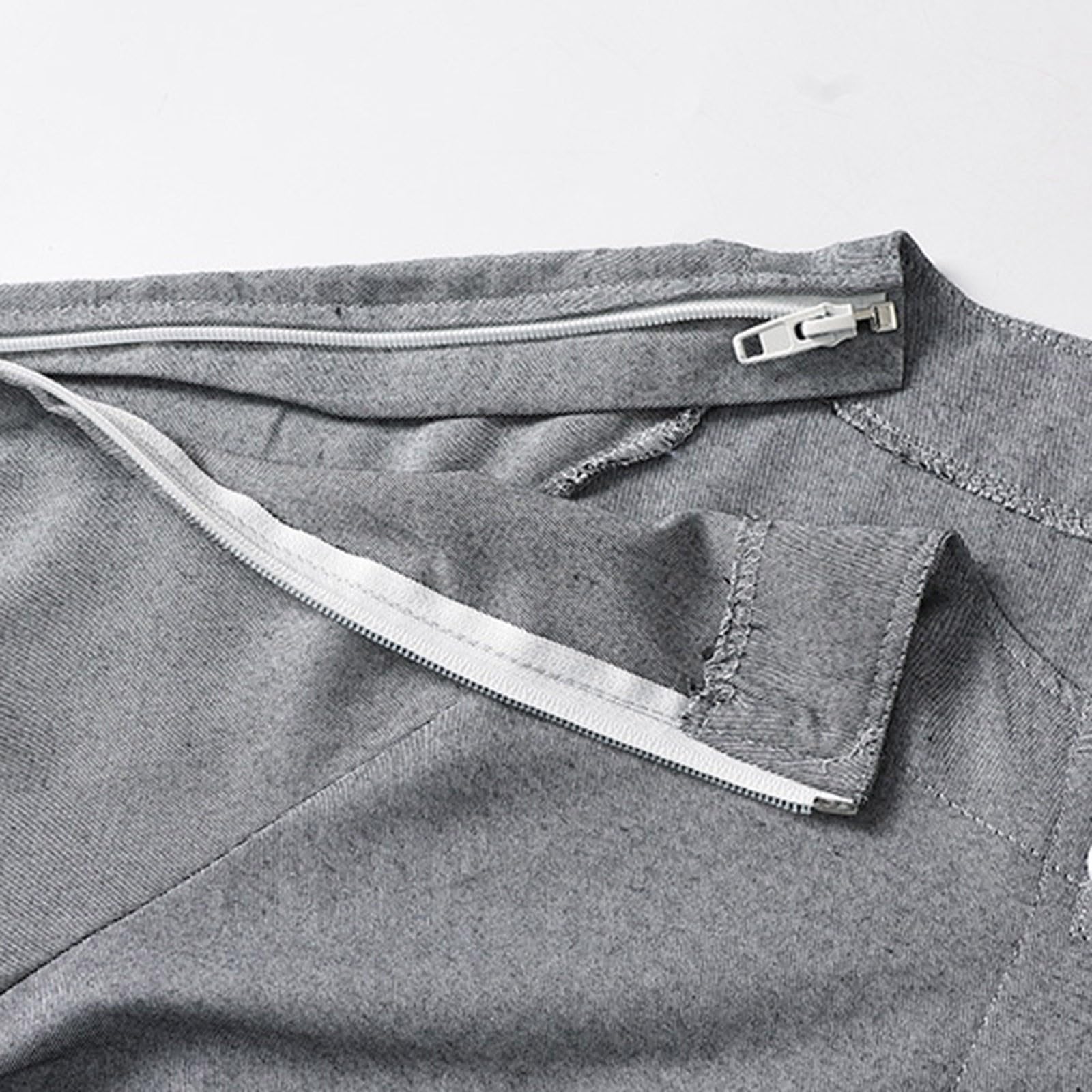 Generisch Ropa completa Tearaway Hombres Hospitalizados Ropa de Paciente Paciente Paralizados Ancianos Postoperatorios Ropa Postoperatoria Postoperatoria Camisa Manga Larga Pantalones de