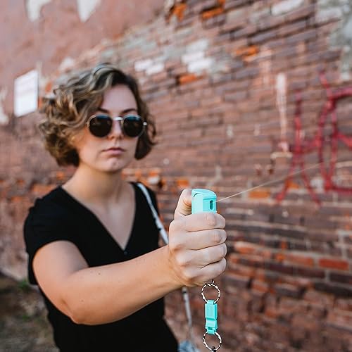 Miniatura 12 de Sabre Gel de pimienta con tapa abatible rápida, aerosol OC de máxima resistencia, clip a presión para un fácil transporte y acceso rápido, agarre