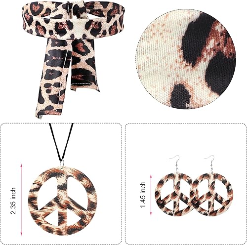 Vista 2 de SATINIOR Conjunto de disfraz hippie de los años 60 y 70 para mujer, diseño de discoteca retro, acampanados, pantalones acampanados para Halloween