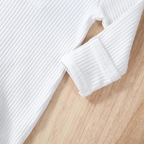 Miniatura 4 de Twopumpkin Trajes para recién nacidos, traje de punto para bebé, niño y niña, mameluco para recién nacido, traje de regreso a casa, ropa de género