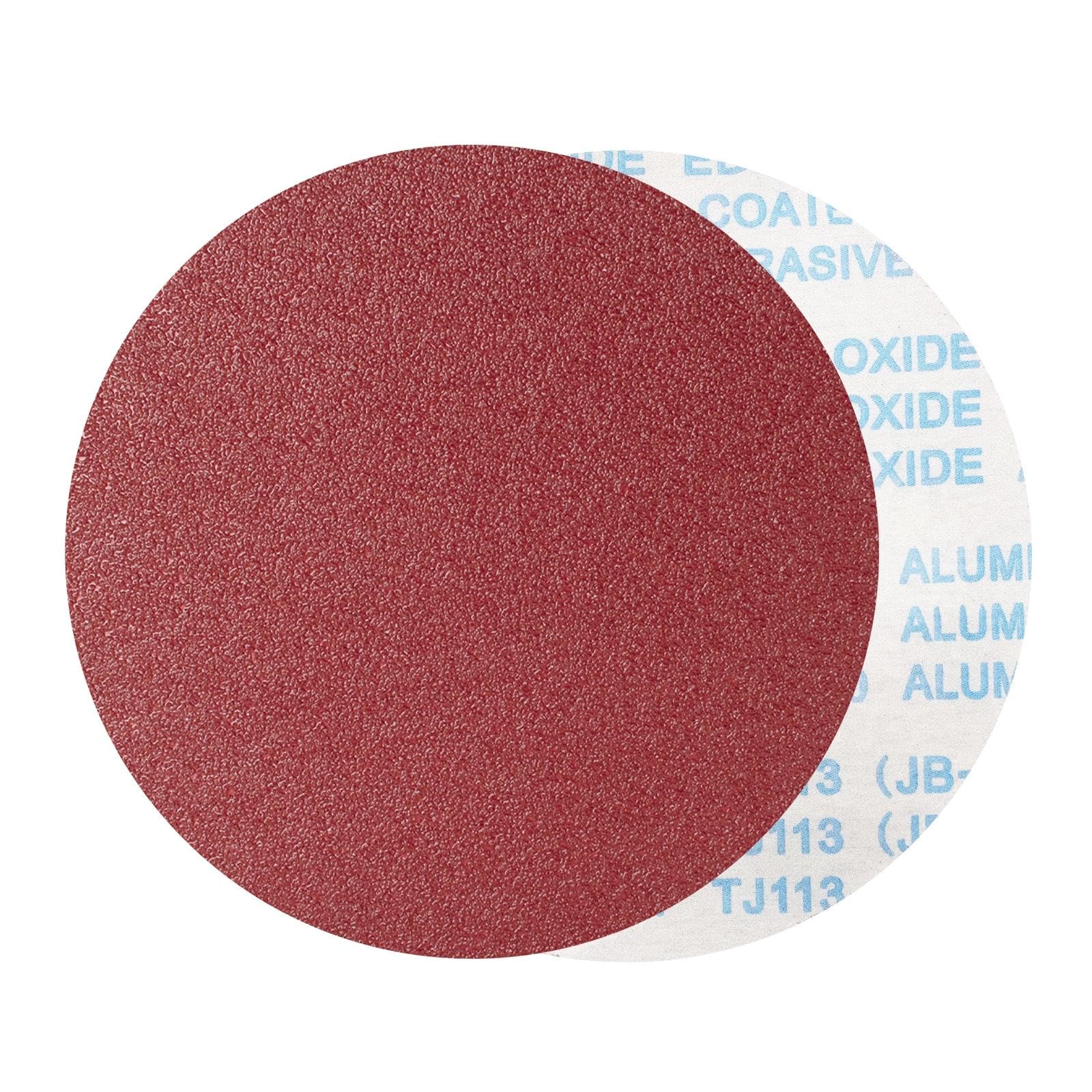 Senmai Tools - 18 dischi abrasivi PSA da 30,5 cm, autoadesivi, carta vetrata in ossido di alluminio, per levigatrici orbitali casuali, legno, metallo, asciugatura e lucidatura
