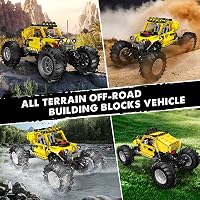 Mould King 18021 Technic Terepjáró Építőkészlet APP Távirányítóval, 4x4 RC Buggy Motorokkal Felnőtteknek (1120 db) 5