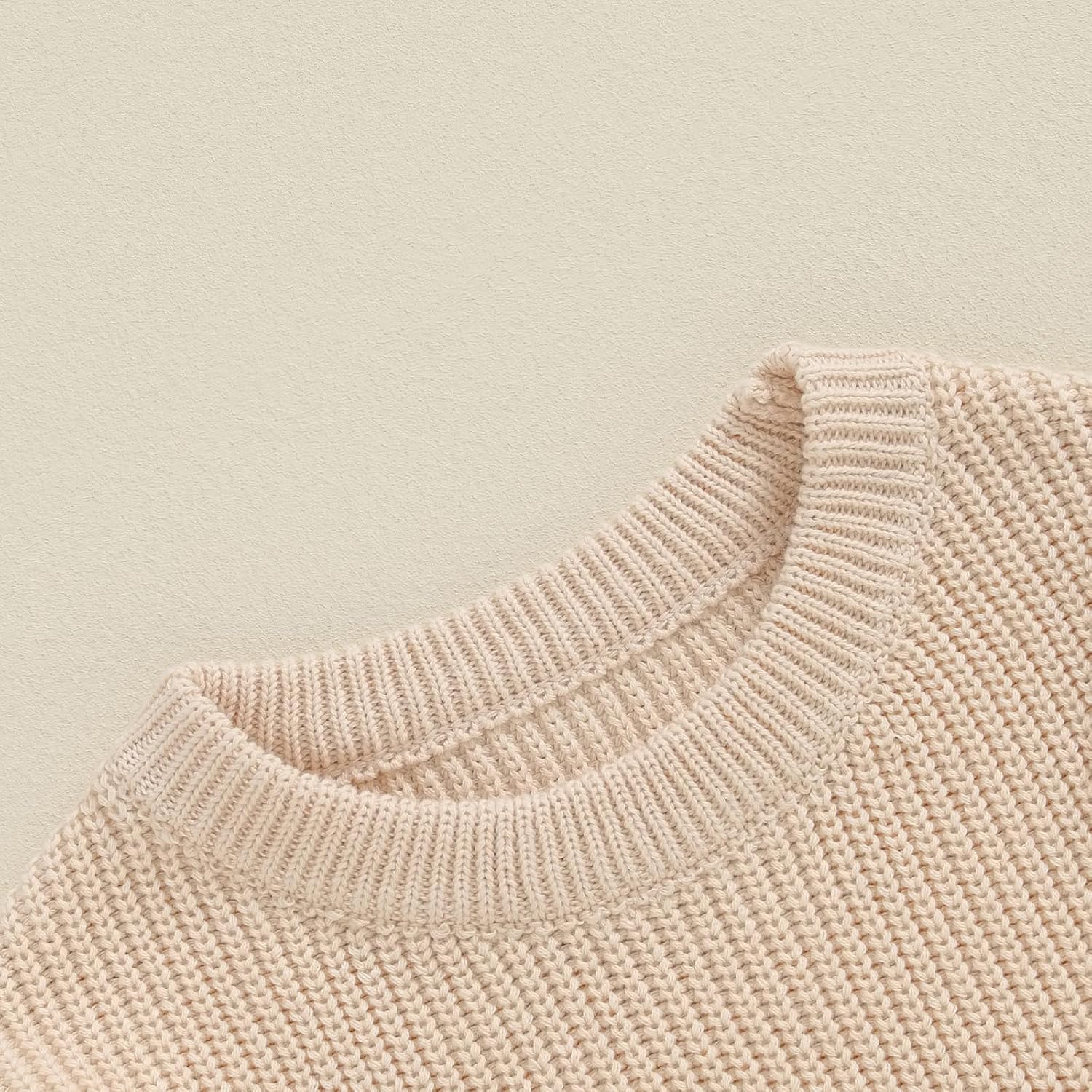 Toddler Infant Baby Girl Knit Sweater Big Sister Little Sister Matching Outfits Long Sleeve Pullover Sweatshirt - Image 5