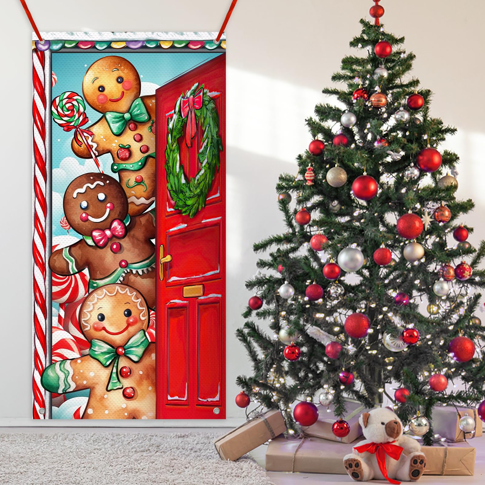 Bannière De Noël Bonhomme En Pain D'épice, Bannière Joyeux Noël