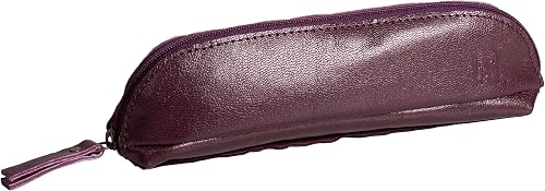 Oxford - Estuche Romance Kangoo, Fabricado en Piel, Cereza