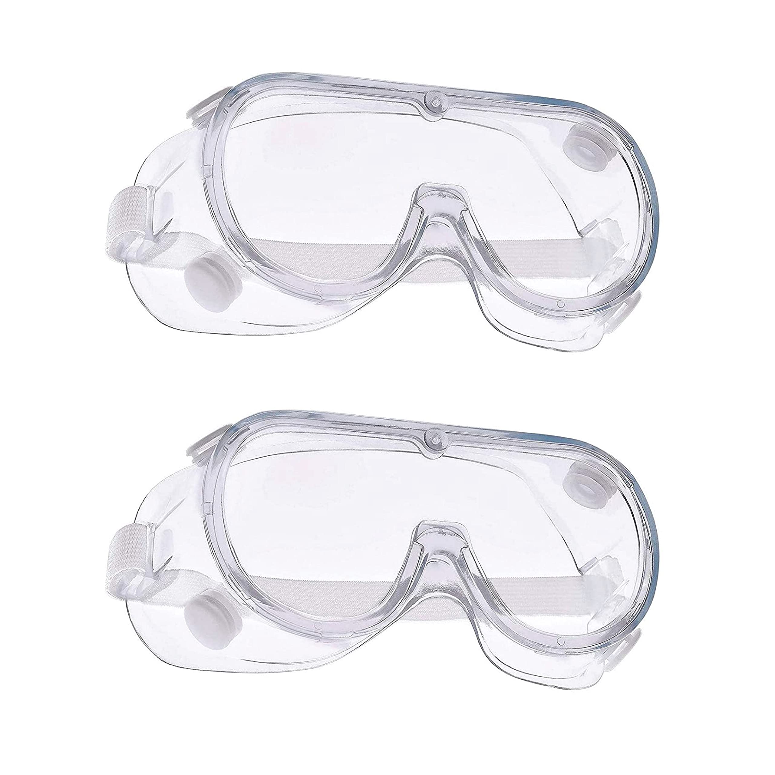 Robustt Safety Goggles (Pack of 2, Transparent) for Chemical Protection with an Adjustable Strap and Minimum Lens Fogging (B0B34KGGD9) Amazon Price History, Amazon Price Tracker