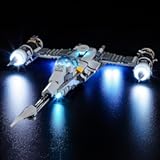 LED Light Kit for Lego - Star Wars The Mandalorian&apos;s N-1 Starfighter Building Blocks Model&comma; LED Light Set Compatible with 75325&lpar;Lego Set NOT Included&rpar;