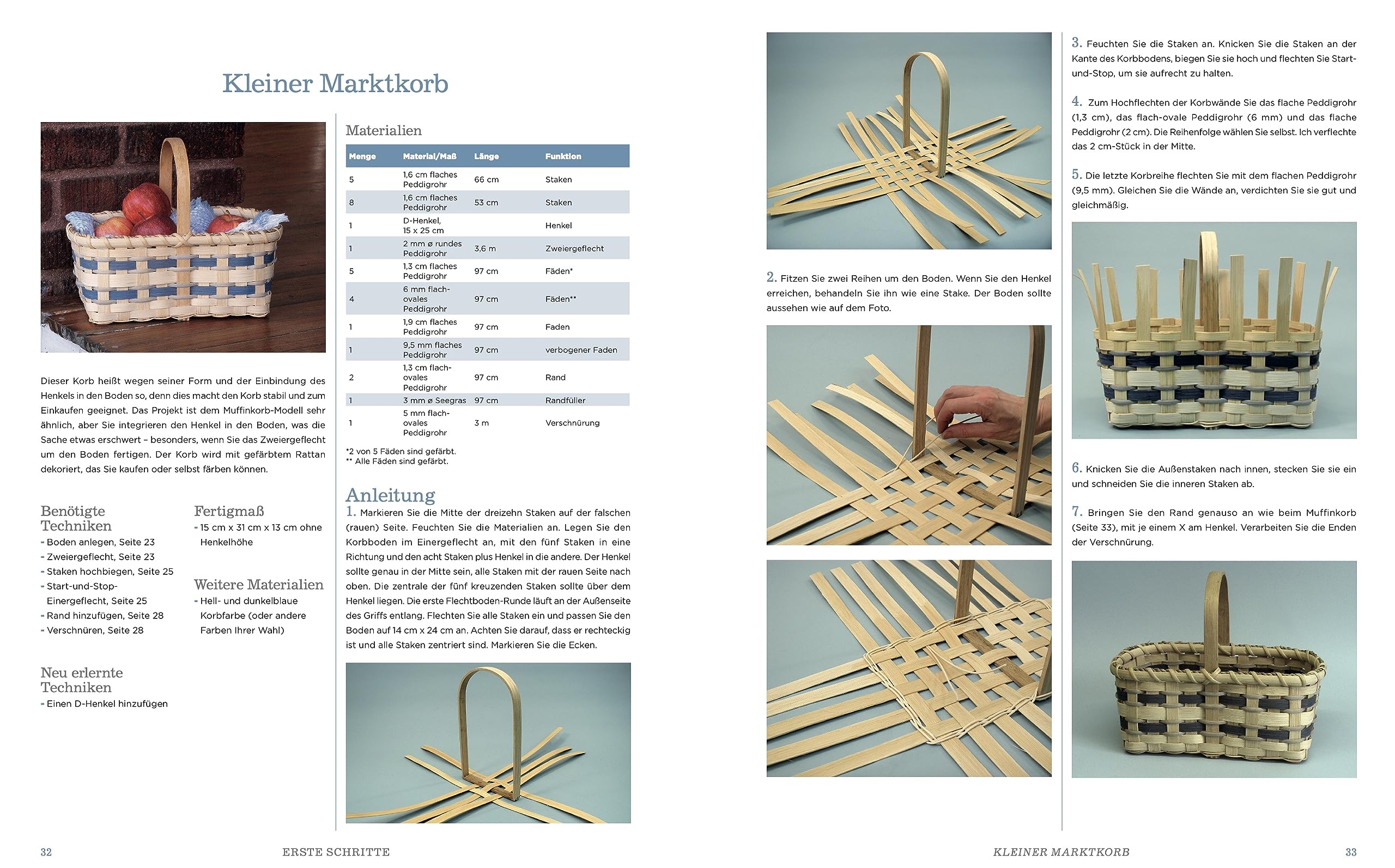 Körbe flechten. Werkbuch: 18 praktische Flechtprojekte