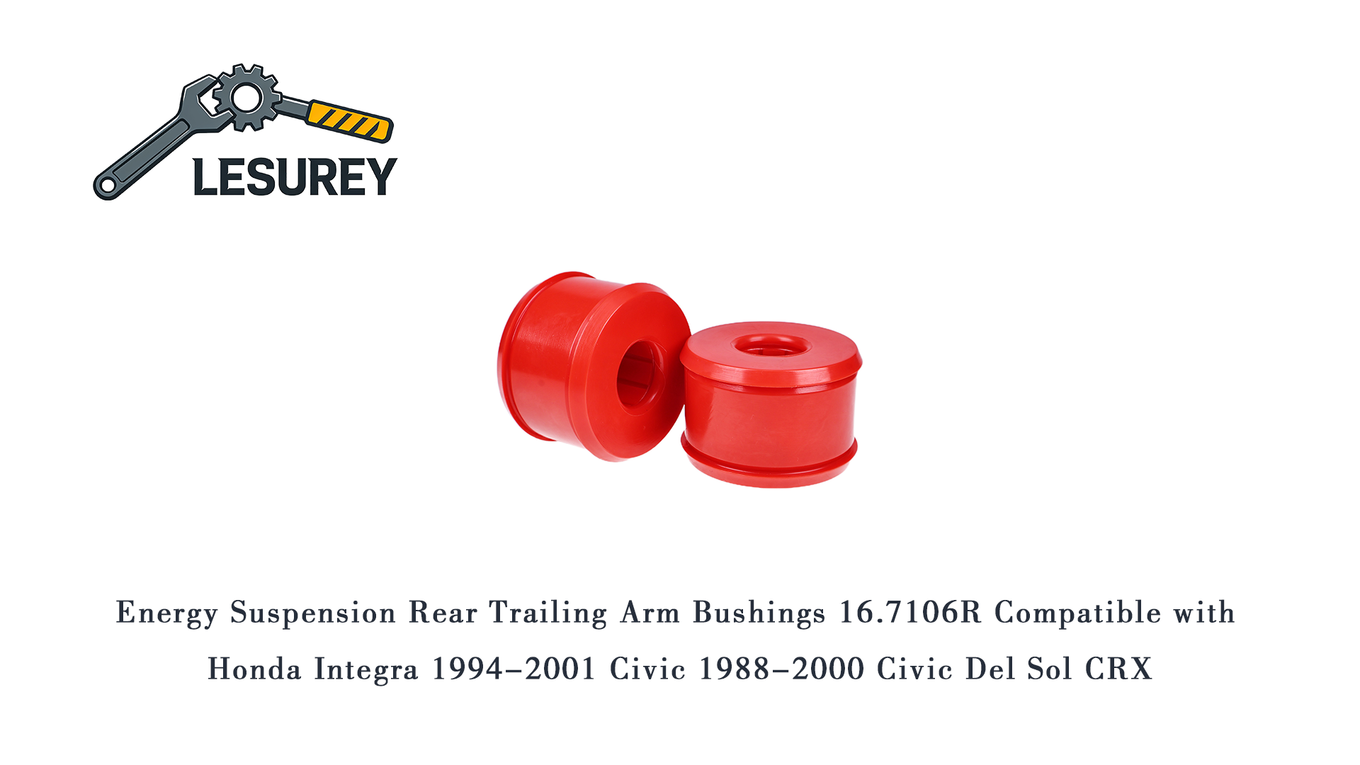 Amazon.com: Lesurey Energy Suspension Rear Trailing Arm Bushings