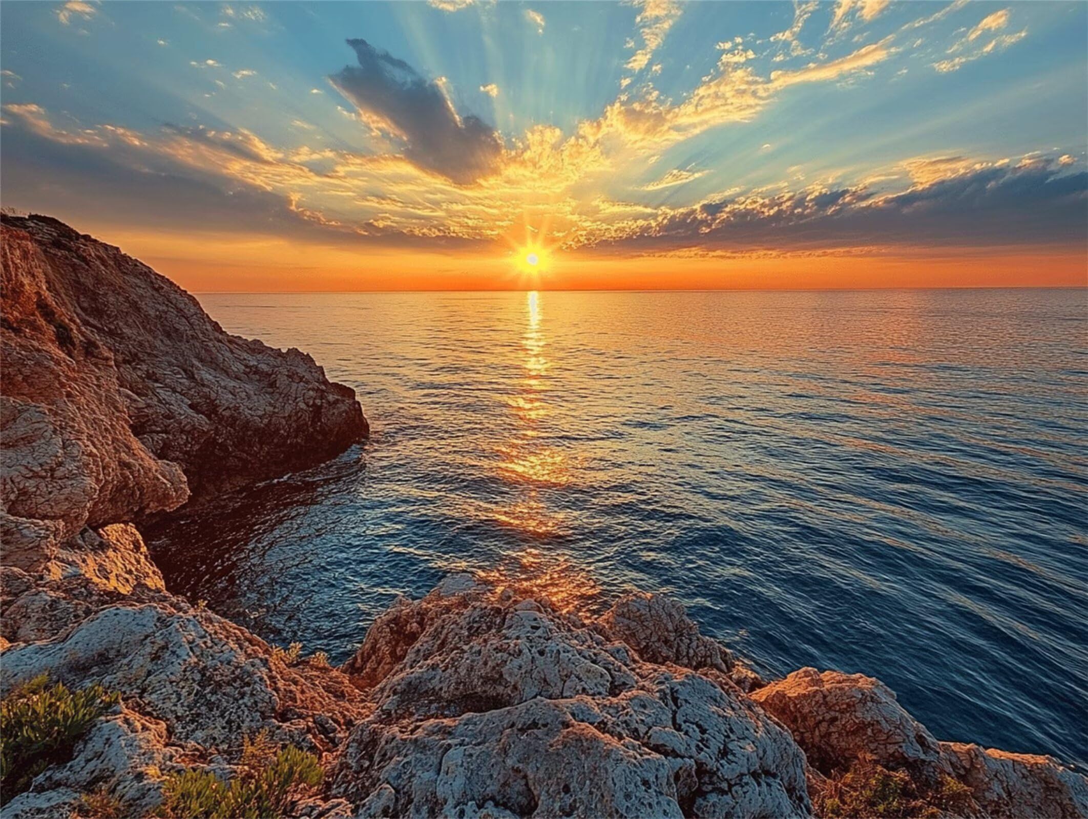 Dipingere con i Numeri Adulti mare Disegni da Colorare per Adulti tramonto Kit Pittura Bambini, Kit di Pittura Acrilica Fai-da-Te per Principianti, Decorazioni Parete, Idee Regalo, 80x100cm, q-188