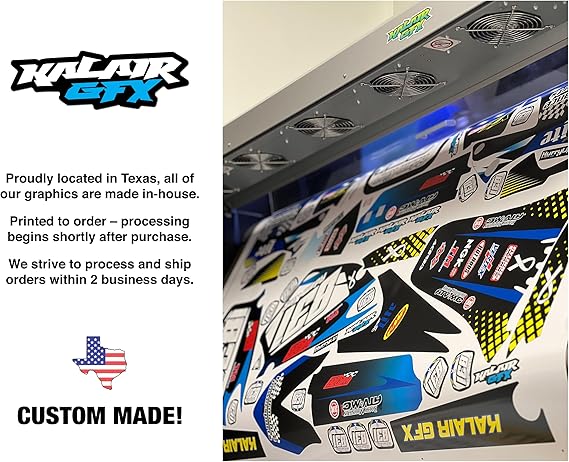 Graphics Kit for Honda CRF70 (All Years) Prime Series Green 16 Mil - On/Off the Road - Dirt Pit Bike Motorcycle Stickers, Dirtbike Racing Automotive Decal Motocross Accessories no-Plastics