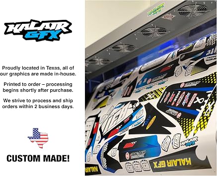 Graphics Kit for Honda CRF70 (All Years) Prime Series Green 16 Mil - On/Off the Road - Dirt Pit Bike Motorcycle Stickers, Dirtbike Racing Automotive Decal Motocross Accessories no-Plastics