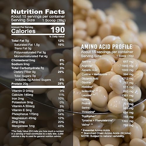 Miniatura 8 de BioMiracle Hydrolyzed Pure Chocho All Plant Protein 0.71 oz Sin gluten, sin OMG, vegano, a base de plantas, apto para dieta cetogénica (15 porciones)