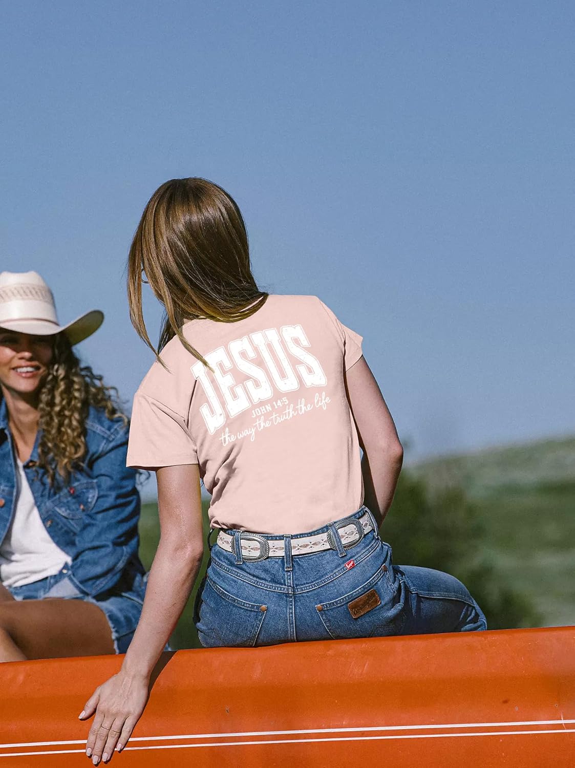 Christian Shirts for Women Religious Faith Over Fear Shirt Bible Verse Graphics Tees Casual Short Sleeve Christian Tops - Image 4