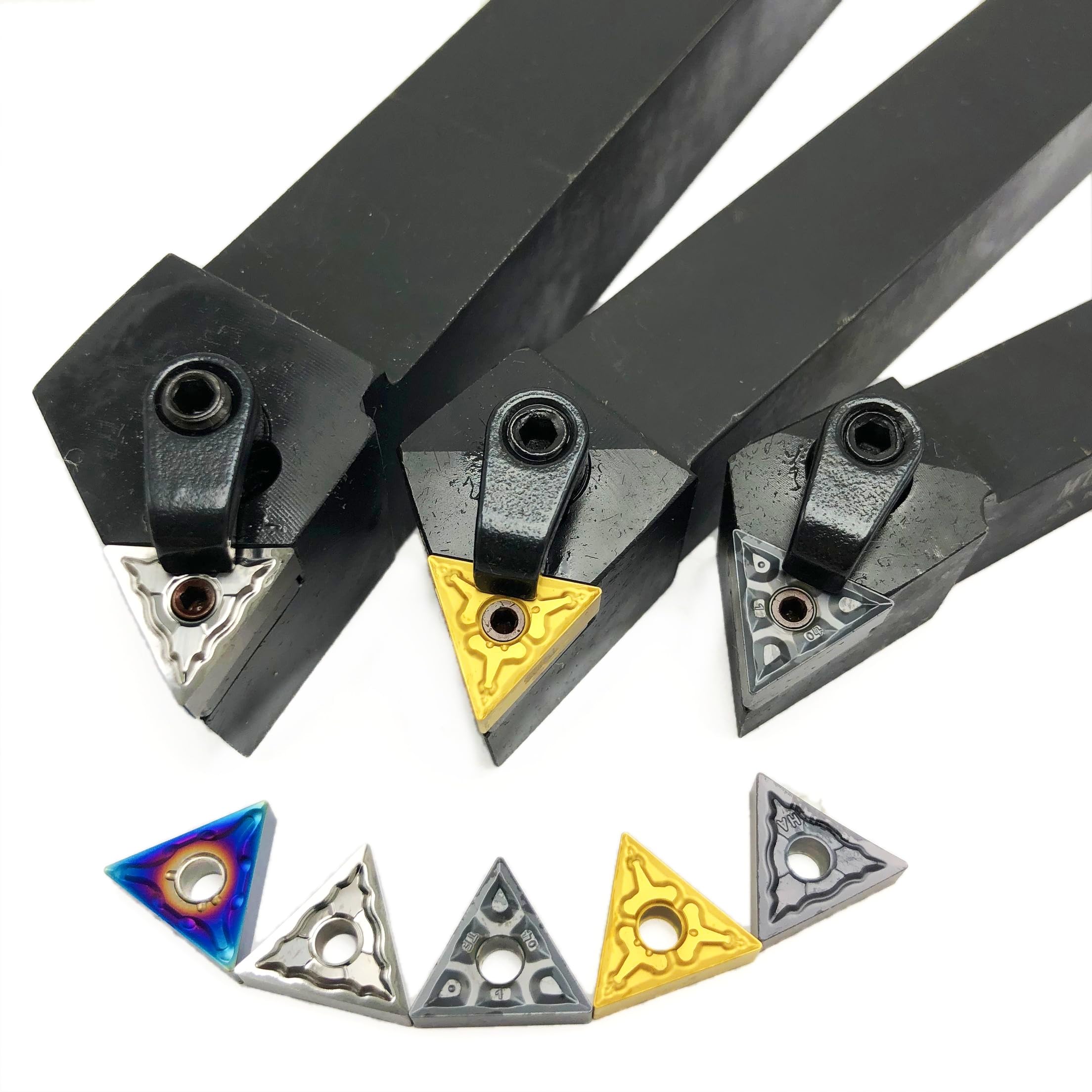 MTJNR 1616H16-IC908 MTJNR2020K16 MTJNR2525M16 MTJNR1616H16 - Supporto per utensili da tornitura esterno, con 10 inserti TNMG160404 (MTJNR 1616H16-IC908) PC90300 )