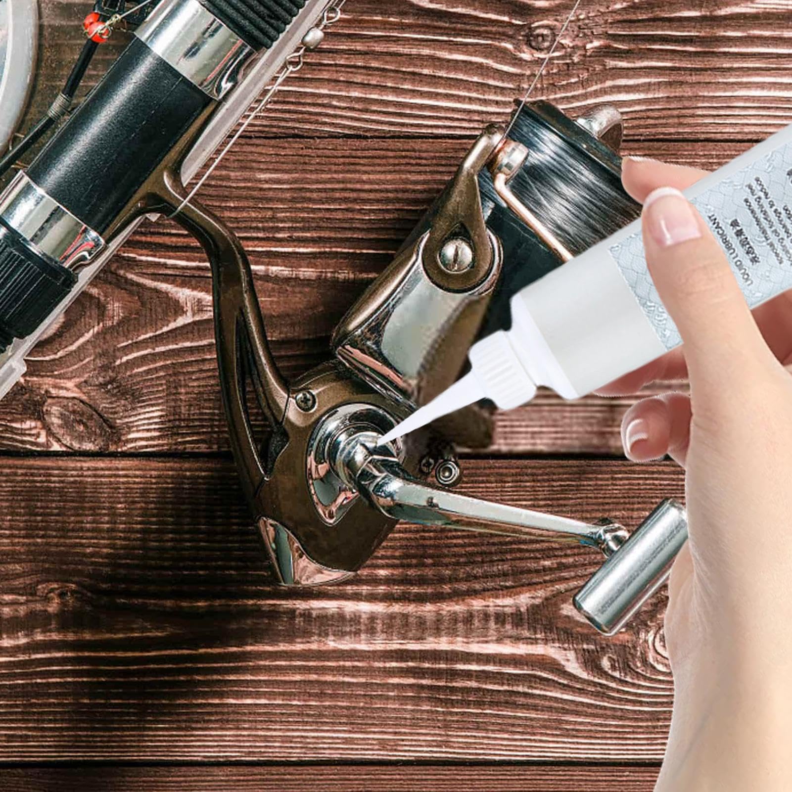 Grasa Para Carretes De Pesca - Grasa Y Aceite Para Carretes | Lubricador Limpiador De Carretes De Pesca, Aceite De Mantenimiento Lubricante De Carretes De 20 Ml, Grasa De Mantequilla Para Carretes De