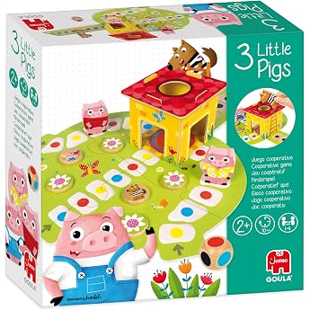 Goula 53146 3 Little Pigs Game Multicolour