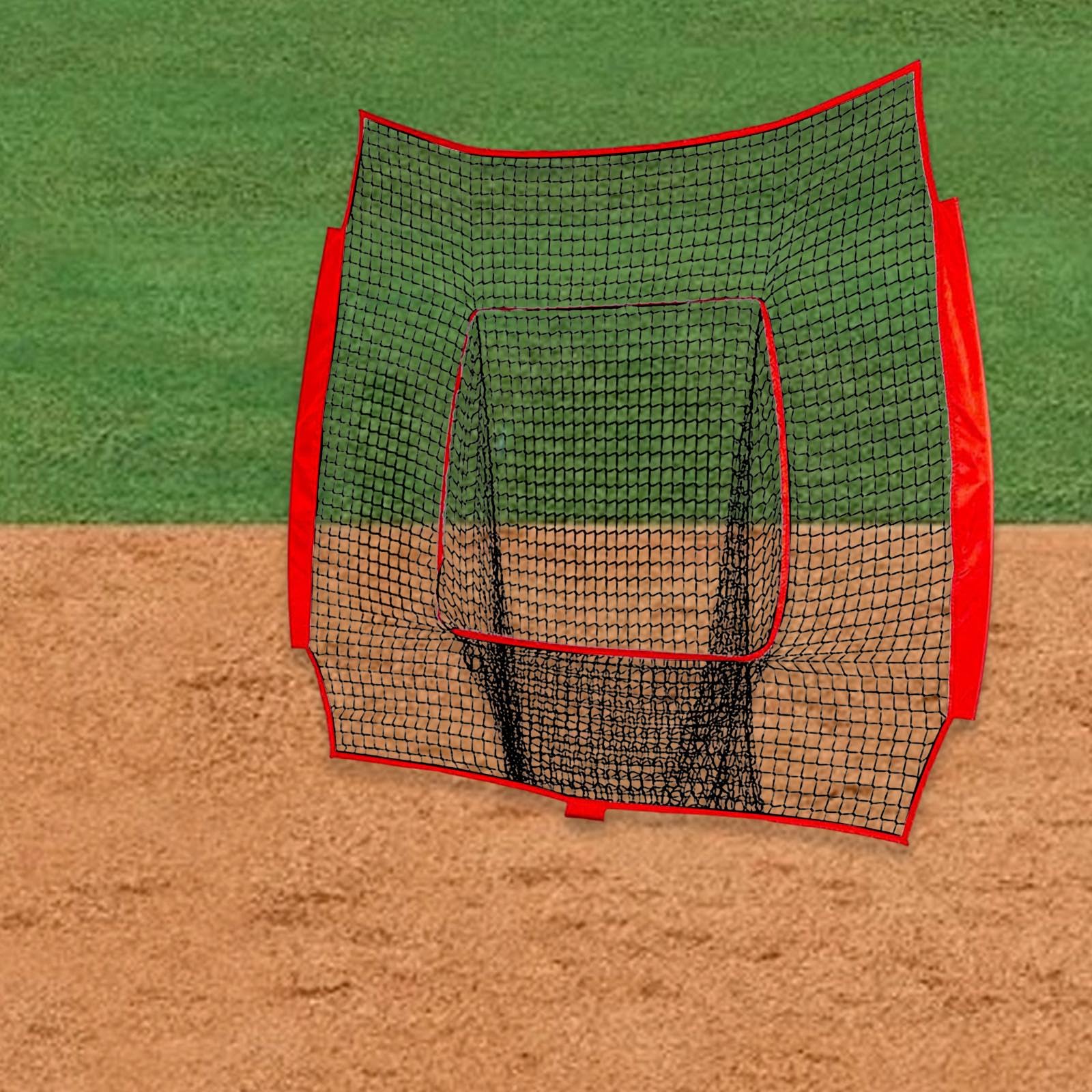 Menolana Baseball Replacement Net Baseball Netting 7x7ft Practice Training Aid for Pitching Catching Indoor Outdoor Activities Sports