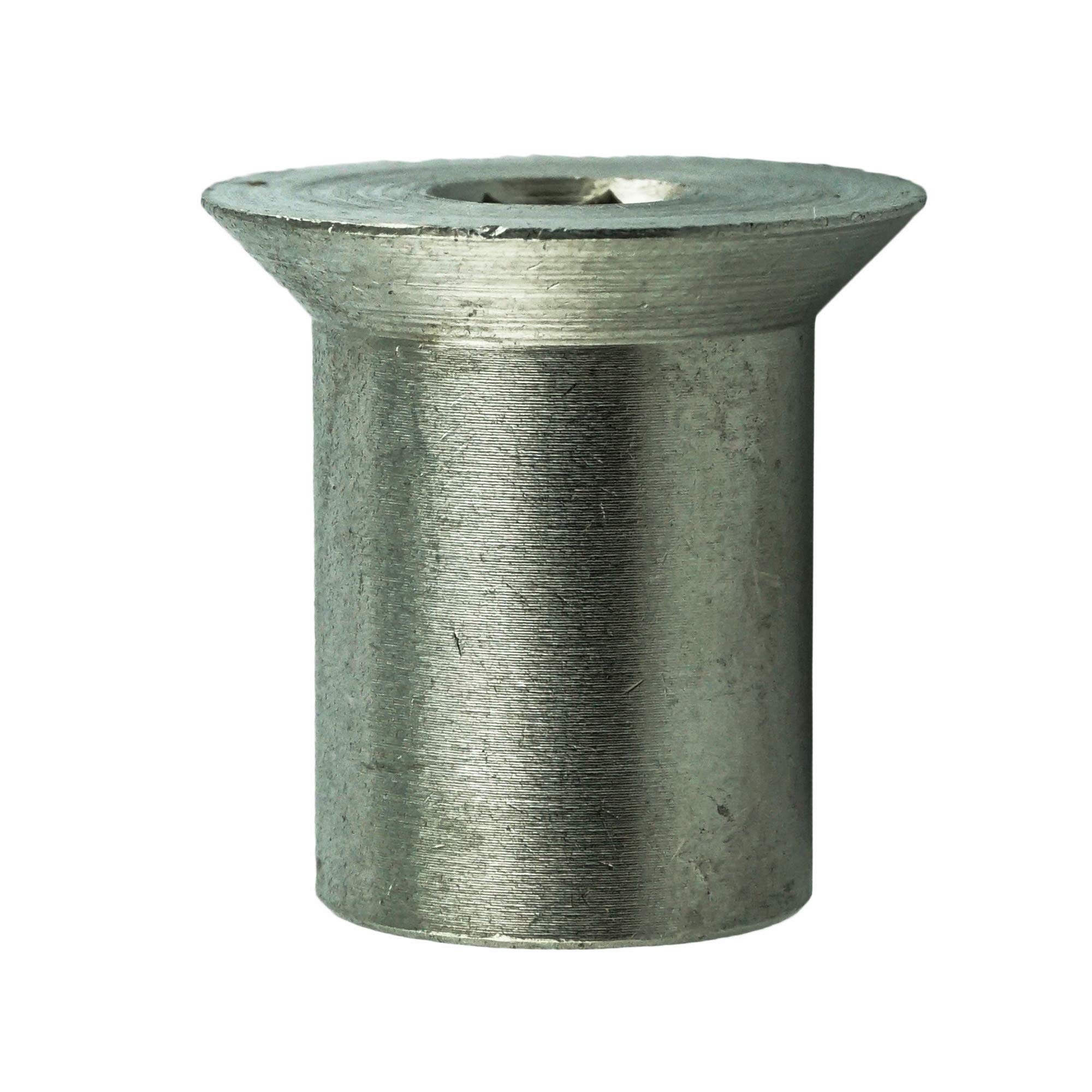 25 Dadi Esagonali In Acciaio Inossidabile 304 Da 1/4 Di Pollice - Foto 6