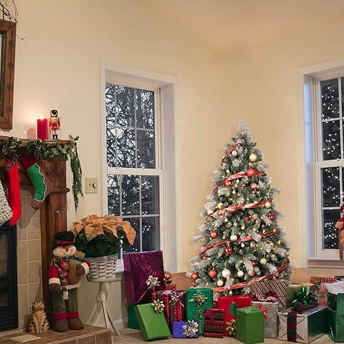 Miniatura 9 de OasisCraft - Árbol de Navidad, abeto con nieve preiluminado