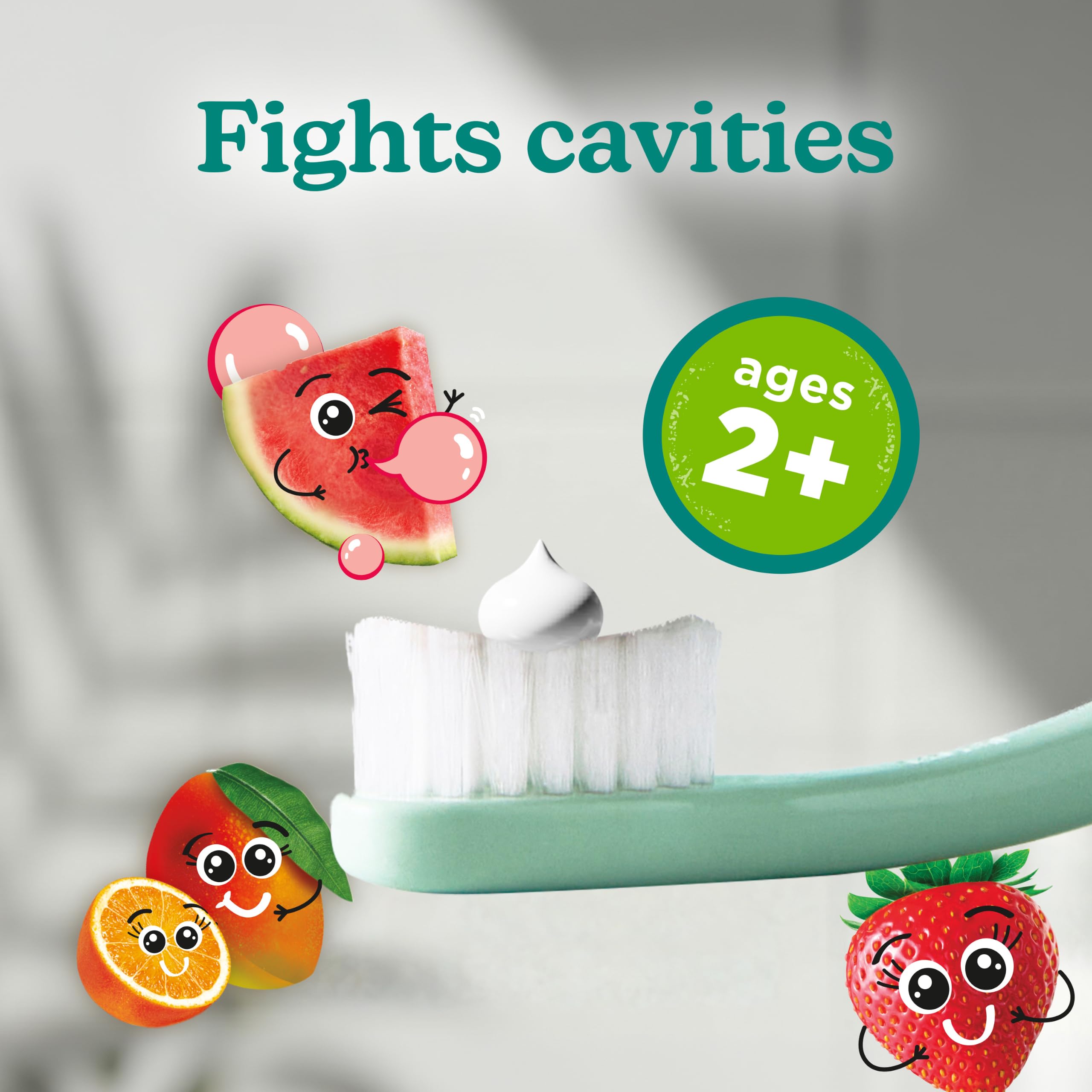 Tom’s of Maine Fruity Natural Kids Fluoride Toothpaste Variety Pack, 5.1 oz view 3