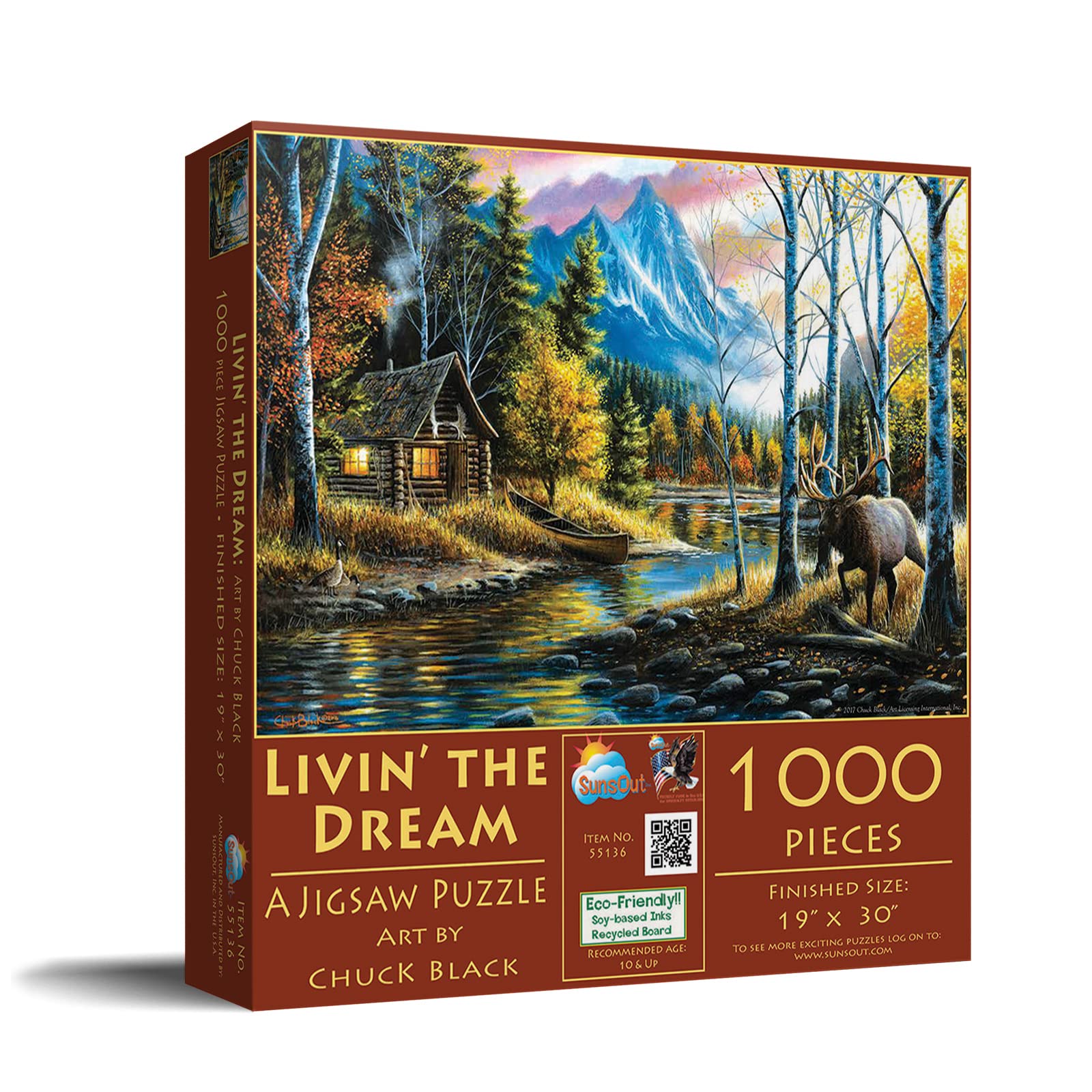 希少 JOHN EINERSSEN JIGSAW PUZZLE 1000PCS Amazon.com: SUNSOUT INC - Living the Dream - 1000 pc Jigsaw Puzzle