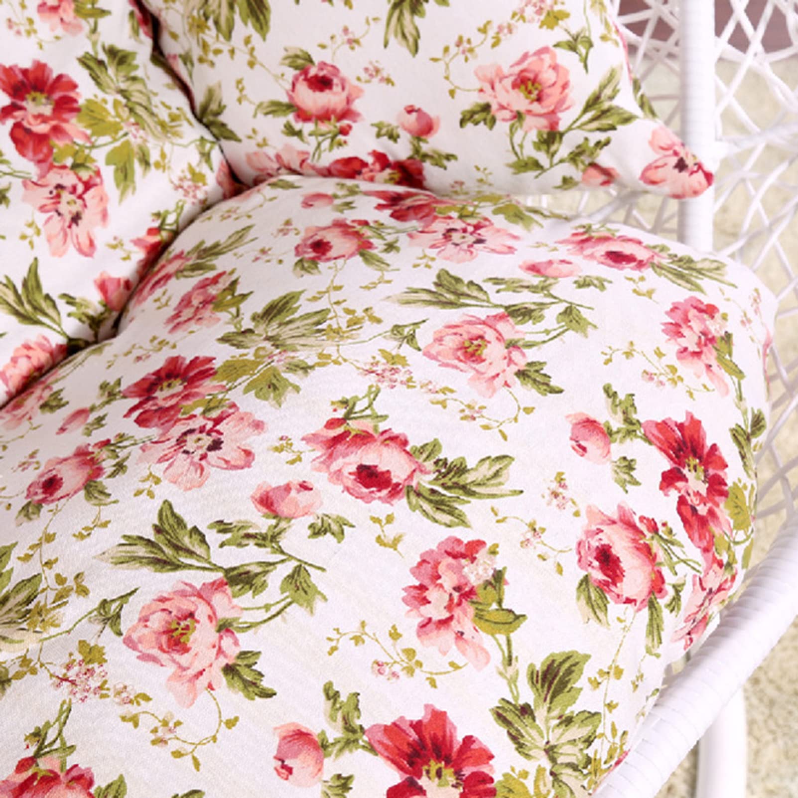 Coussinets Chaise D'Oscillation, Coussin Fauteuil Suspendu ExtéRieur avec Sangles Et Appuie TêTe, Coussin Fauteuil Suspendu Oeuf, pour La Maison Et Le Jardin (F)