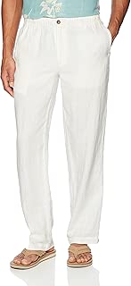 Amazon Brand - 28 Palms Men's Relaxed-Fit 100% Linen Pant with Drawstring - coolthings.us