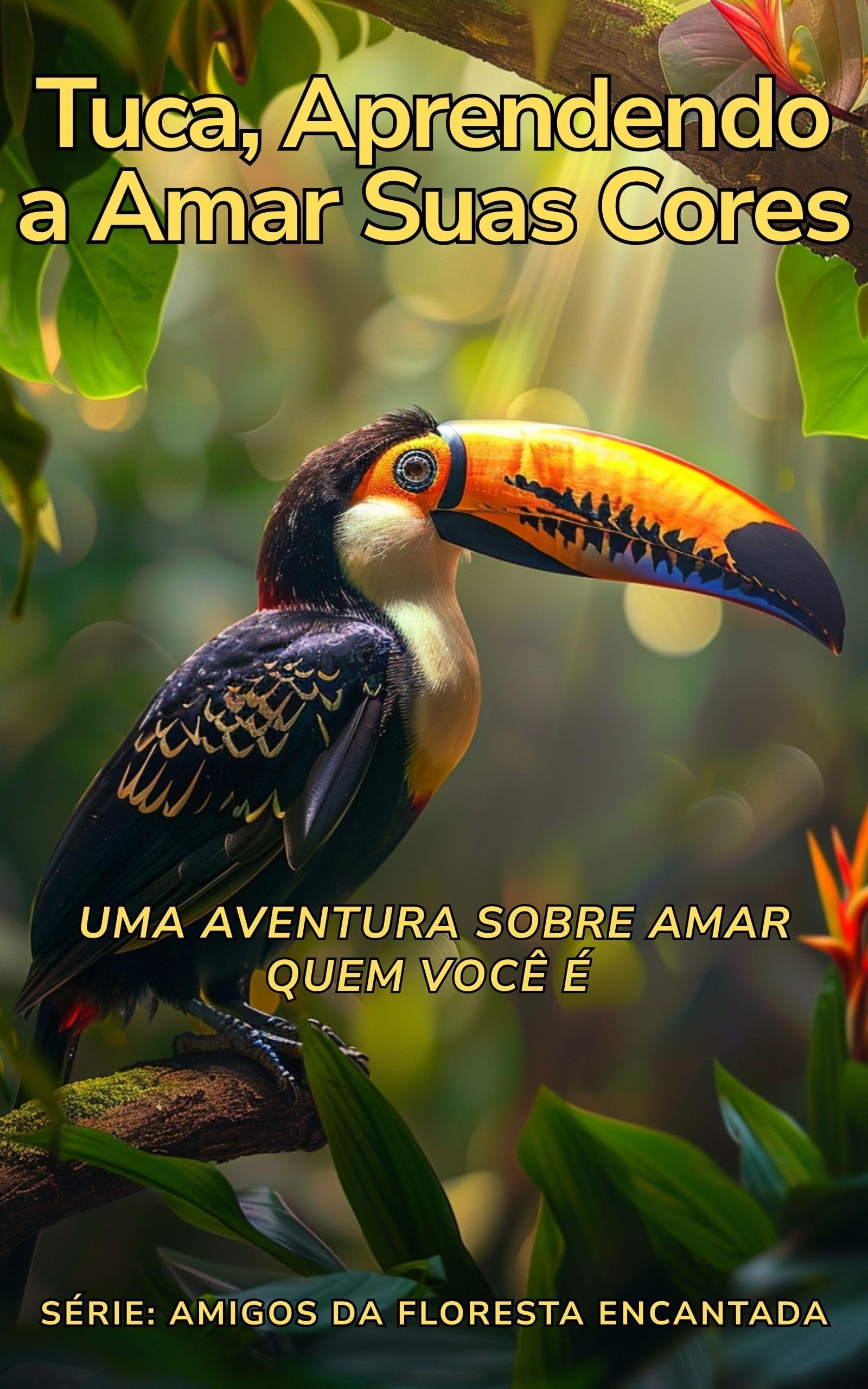 Tuca, Aprendendo a Amar Suas Cores: Uma Aventura Sobre Amar Quem Você É (Amigos da Floresta Encantada) (Portuguese Edition)