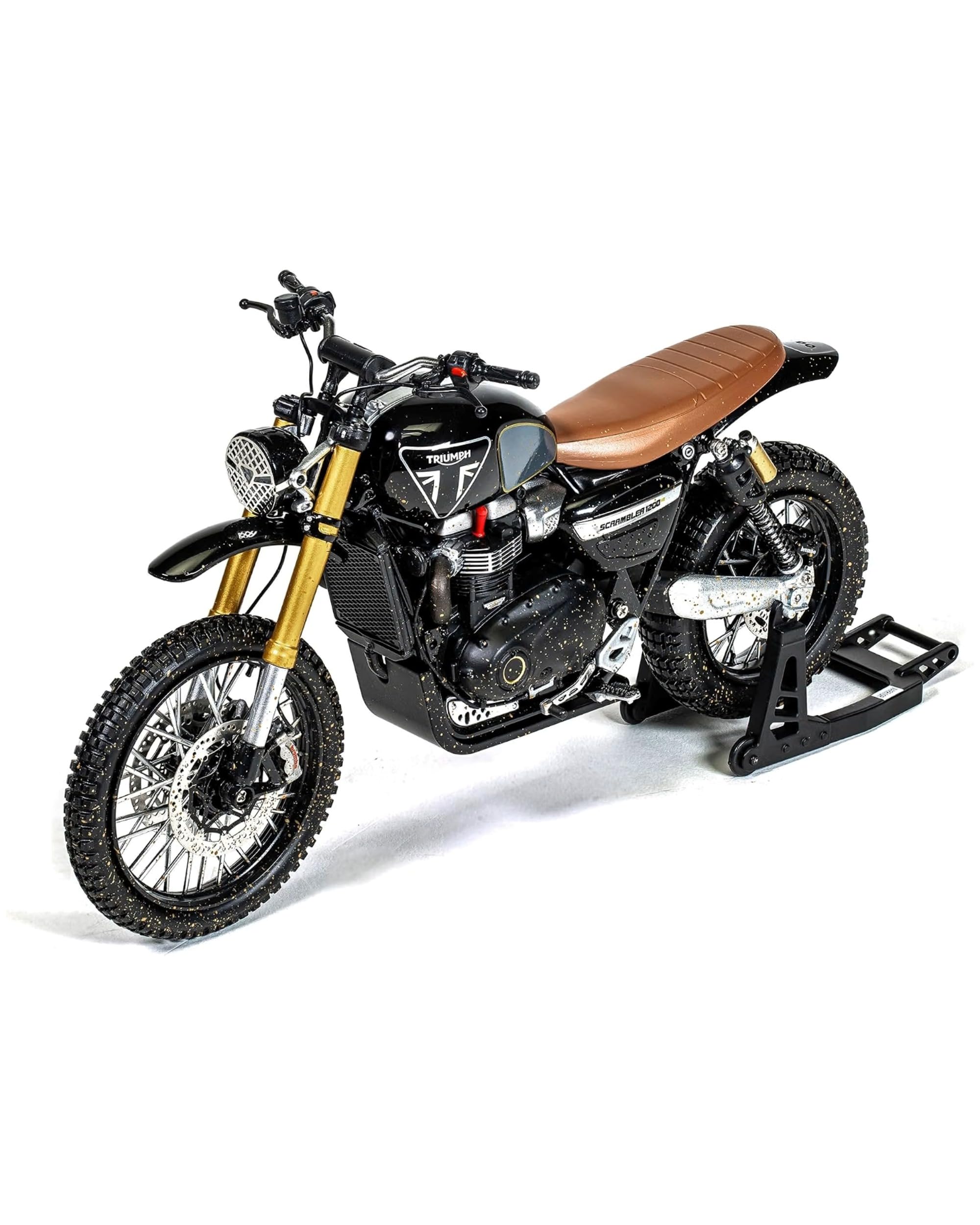 Corgi CC08403 James Bond Triumph Scrambler 1200XE (Norway) 'No Time To Die' Die-Cast Model - 1:12 Scale Model Motorcycle, Diecast Motorbike Models for Ages 14+, Adults & Collectors