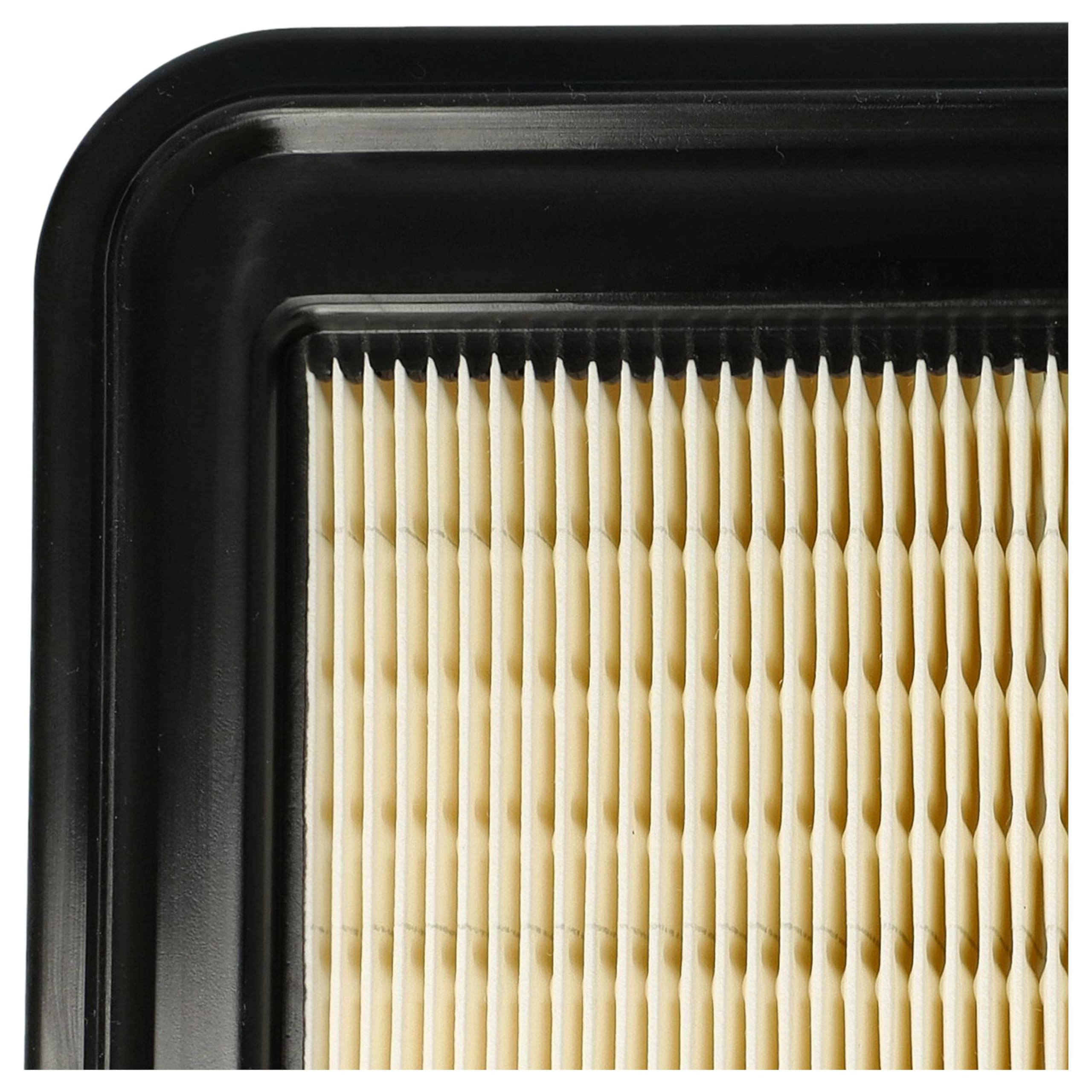 vhbw 5x Filtro plisado plano compatible con Trotec VC 15-20V aspiradora | Elemento filtrante