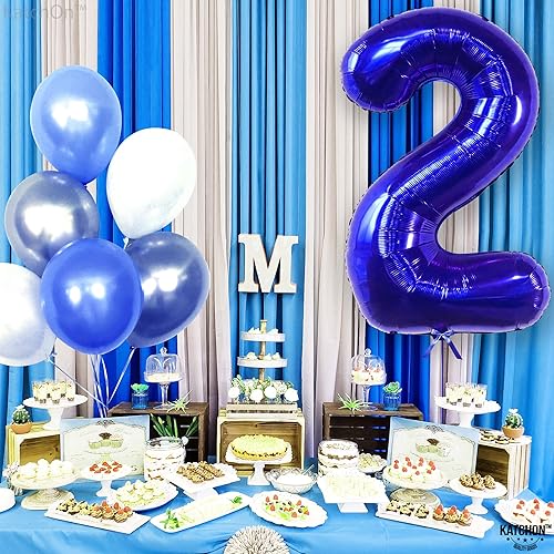 Miniatura 725 de KatchOn, Globo dorado gigante del número 8 de 40 pulgadas, globo dorado del número 8 para decoraciones de cumpleaños de 8 años para niñas