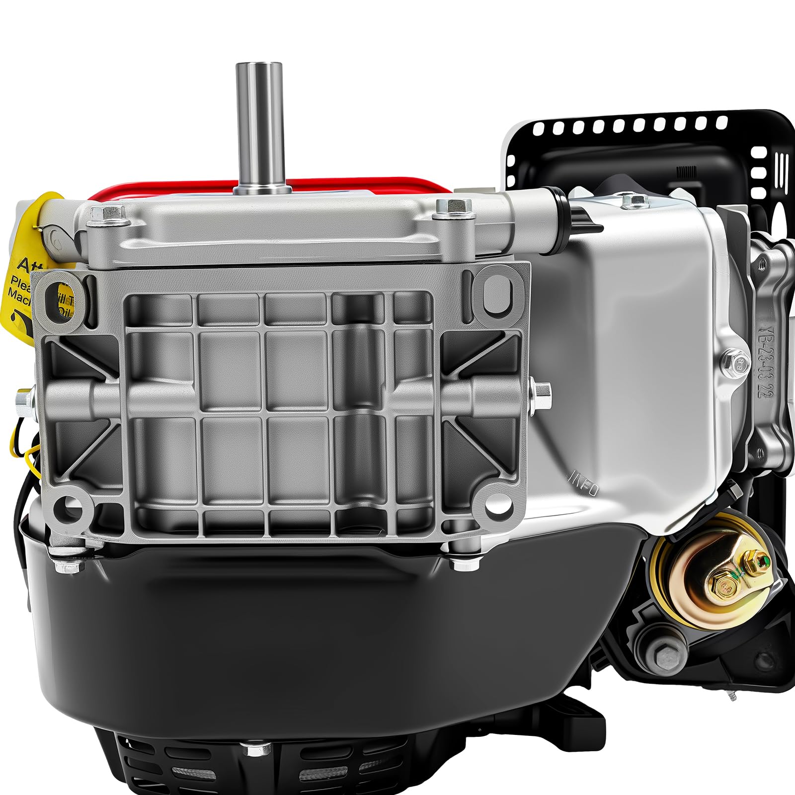 Motor de gasolina de 4 tiempos, 7,5 CV, monocilindro, motor de gasolina, motor de carga pesada, motor de karting, motor industrial, arranque por cable, motor de cuatro tiempos refrigerado por aire