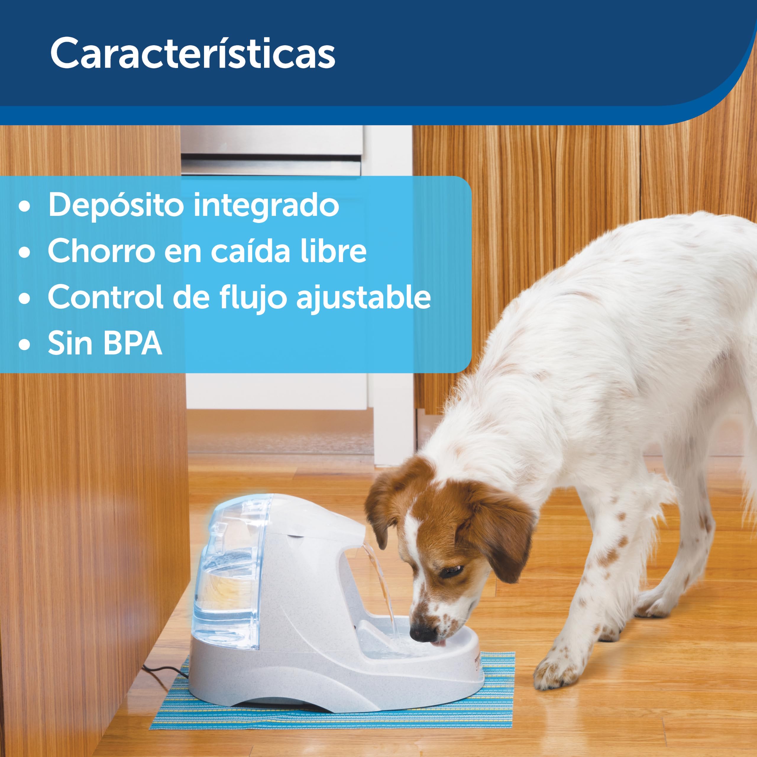 PetSafe Drinkwell Platinum Fuente para Mascotas | Agua Corriente, Sin BPA, Capacidad 6,3 Litros